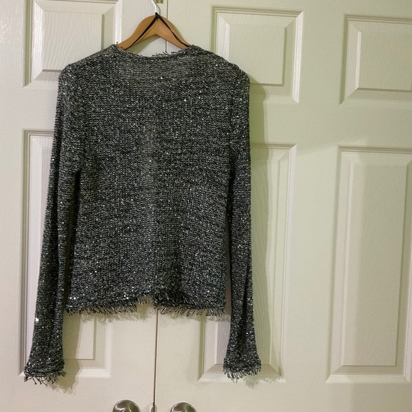 belldini cardigan green with shiny beads, elegant, very good condition.size s - Picture 2 of 4